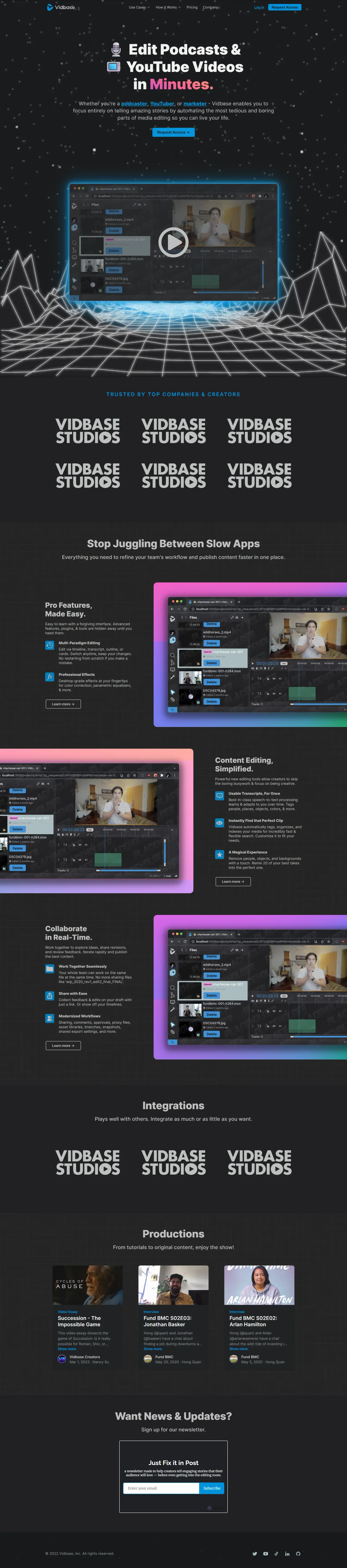 Vidbase - screenshot 1